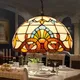 Tiffany Pendant Lights Kitchen Dining room Hallway Handmade Glass Hanging Lamp Indoor Nordic Home