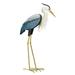 Standing Art Small Heron Blue 27