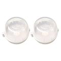 2pcs Gas Stove Knob Covers Baby Oven Lock Stove Protector Clear Stove Guard