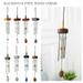 8 Colors Childrens Birthday Gift Log+Aluminum 27 * 4cm Hanging Wind Chime Car Decoration Wind Chime Suspension Type