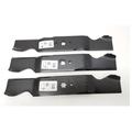 Set of 3 Blades Compatible with 742-0677 942-0677 MTD 54 Decks