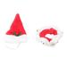 Adorable Pet Santa Hat Collar Suit Creative Chrsitmas Pet Hat Outfits Set for Pet Dog Cat (Size S)