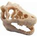 Aquarium Decoration Skeleton Hole Resin Artificial Dinosaur Skull Skeleton Ornament - Fish Tank Small Skull Aquarium Decorations cave Landscape pet Reptile House