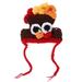 Adorable Turkey Hat Winter Warm Hat Holiday Festival Party Supplies for Dog Cat Pet (s20-25)