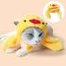 Pet Hat for Winter Winter Warm Dog Hat Funny Pet Hat Duck Cartoon Design Puppy Cats Hat Winter Warm Dress Up Headwear Kittens Costume Accessories