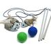 Earthtone Solutions Cat Teaser Wand Toys - Plus 2 Wool Felt Ball Toys Sisal Mice with Bell Feather Elastic String Sturdy Wood Stick Interactive Fun Cat Kitten Catcher Mouse Cat Toy