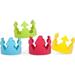 Hygloss Products Paper Crowns for Kids to Decorate 24 per Pack Bright Color Crown for Birthdays Parties and Events Red Yellow Blue Green