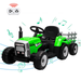 EastVita Kids Powered 12V Ride on Car Toddler Riding Driven Electric Tractor Large Manned 25-35W Ride on Toy Car Farm Toddler Simulation Driving with Remote Control/7-led /Horn/MP3 Player