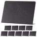 10Pcs Plastic Chalkboard Signs Tabletop Message Boards Standing Erasable Memo Boards