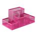 SHENGXINY Pen Holder For Desk Clearance Desktop Office Supplies Multifunctional Pen Holder Barbed Wire Creatives Combination Stationery Pen Holder Medium And High Combination Pen Holder Hot Pink