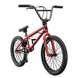 Mongoose Legion L10 Freestyle BMX Bike Line for Beginner-Level to Advanced Riders Steel Frame 20-Inch Wheels Red