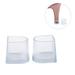 10 Pairs Practical High Heel Protector Transparent Wearproof Latin Betty Dance Shoes Cover Protective Antiskid Heels Stopper Size M