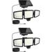 Motion Activated Solar Security Lights - Separate Solar Panel - IP65 Waterproof Wall Lamp (2 Packs)