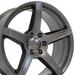 22x9.5 OE Wheels DG22 Satin Gunmetal Wheel 6x5.5 (9mm)