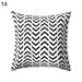 Pillow Covers Throw Pillow Case Daily Decorations Sofa Throw Pillow Case Cushion Covers Zippered Pillowcase Black and White Geometric Peach Skin Throw Cover Pillow Cushion Square Case