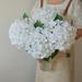 21 Artificial Flower Hydrangea Bush 5 Packs Hydrangea Bouquet Decor Plastic Flower Arrangements Wedding Decoration Table Centerpieces