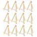 12PCS Wood Easels Tabletop Easels Art Craft Painting Easel Stand for Artist Adults Students