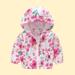 AOOCHASLIY Children Tops Clearance Toddler Kids Baby Boys Girls Fashion Cute Flowers Car Pattern Windproof Jacket Hooded Coat