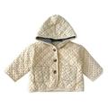HBFAGFB Toddler Boy Winter Clothes Versatile Polka Dot Hooded Buckle Jacket with Pockets A Size 90