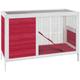 Mayfair Rabbit Hutch Red 103x44x69.5 cm Solid Wood Pine