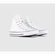 Mens Converse All Star Hi Leather Optical White, 3.5