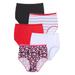 Plus Size Women's Cotton Brief 5-Pack by Comfort Choice in Love Pack (Size 9) Underwear