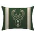 Milwaukee Bucks 20" x 26" Standard Stripe Logo Micro Plush Bed Pillow Cover