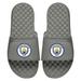 Youth ISlide Gray Manchester City Primary Logo Slide Sandals
