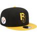 Men's New Era Black/Gold Pittsburgh Steelers City Originals 9FIFTY Snapback Hat