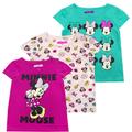 Preschool Minnie Mouse Green/Gray/Pink Graphic 3-Pack T-Shirt Set