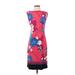 Apt. 9 Casual Dress - Sheath High Neck Sleeveless: Pink Floral Dresses - Women's Size X-Small