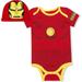 Infant Red Iron Man Bodysuit and Hat Set