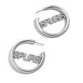 BaubleBar San Antonio Spurs Hoop Earrings