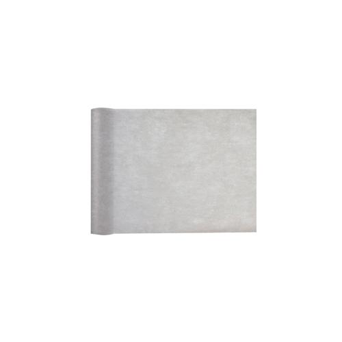 Tischläufer grau Vlies 25 m x 30 cm