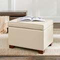 Soren Storage Ottoman - Marbled Stone - Grandin Road