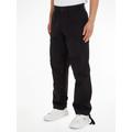 Cargohose CALVIN KLEIN JEANS "ESSENTIAL REGULAR CARGO PANT" Gr. XL, N-Gr, schwarz (ck black) Herren Hosen Cargohosen