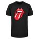 T-Shirt F4NT4STIC "The Rolling Stones Classic Tongue" Gr. 158/164, schwarz Mädchen Shirts T-Shirts