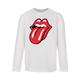 T-Shirt F4NT4STIC "The Rolling Stones Classic Tongue" Gr. 146/152, weiß Mädchen Shirts T-Shirts
