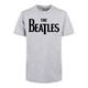 T-Shirt F4NT4STIC "The Beatles Drop T Logo" Gr. 110/116, grau (heathergrey) Mädchen Shirts T-Shirts