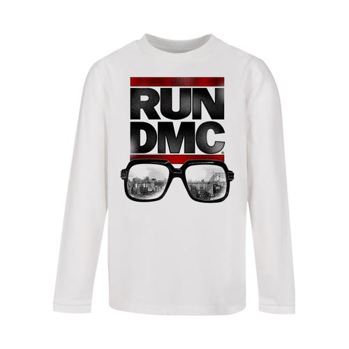 „T-Shirt F4NT4STIC „“Run DMC Hip-Hop Music Band NYC““ Gr. 146/152, weiß Mädchen Shirts T-Shirts Musik,Band,Logo“