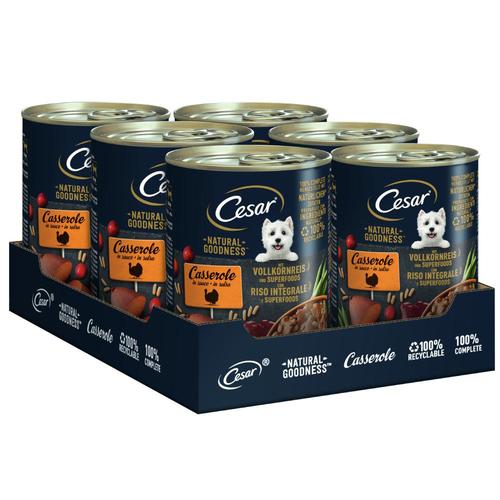 24x 400g Cesar Natural Goodness Truthahn und Superfoods Hundefutter nass