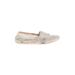 TOMS Flats: Slip-on Stacked Heel Glamorous Ivory Solid Shoes - Women's Size 6 1/2 - Almond Toe