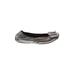 Me Too Flats: Gray Print Shoes - Women's Size 4 - Round Toe