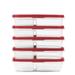 Rubbermaid Food Storage Container - Set of 5 Plastic in Red | 8.13 H x 12.75 W x 7.75 D in | Wayfair 2140700
