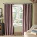 Birch Lane™ Rayne Faux Silk Room Darkening Curtains for Bedroom, Living Room Large Window Single Panel Silk in Indigo | 84 H in | Wayfair