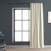 Gracie Oaks Bellino Solid Room Darkening Rod Pocket Single Curtain Panel for (1 Panel) Synthetic in White | 50" W x 120" L | Wayfair