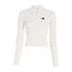 Tommy Jeans TJW Zip Thru Badge Cardigan Damen ancient white, Gr. L, Polyester