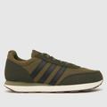 adidas run 60s 3.0 trainers in khaki