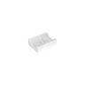 Emuca Kit de rangement pour assiettes, 13 assiettes maximum, plastique, blanc