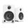 Kanto YU4 Powered Bookshelf Speakers with Built-In Bluetooth - Pair - Matte white